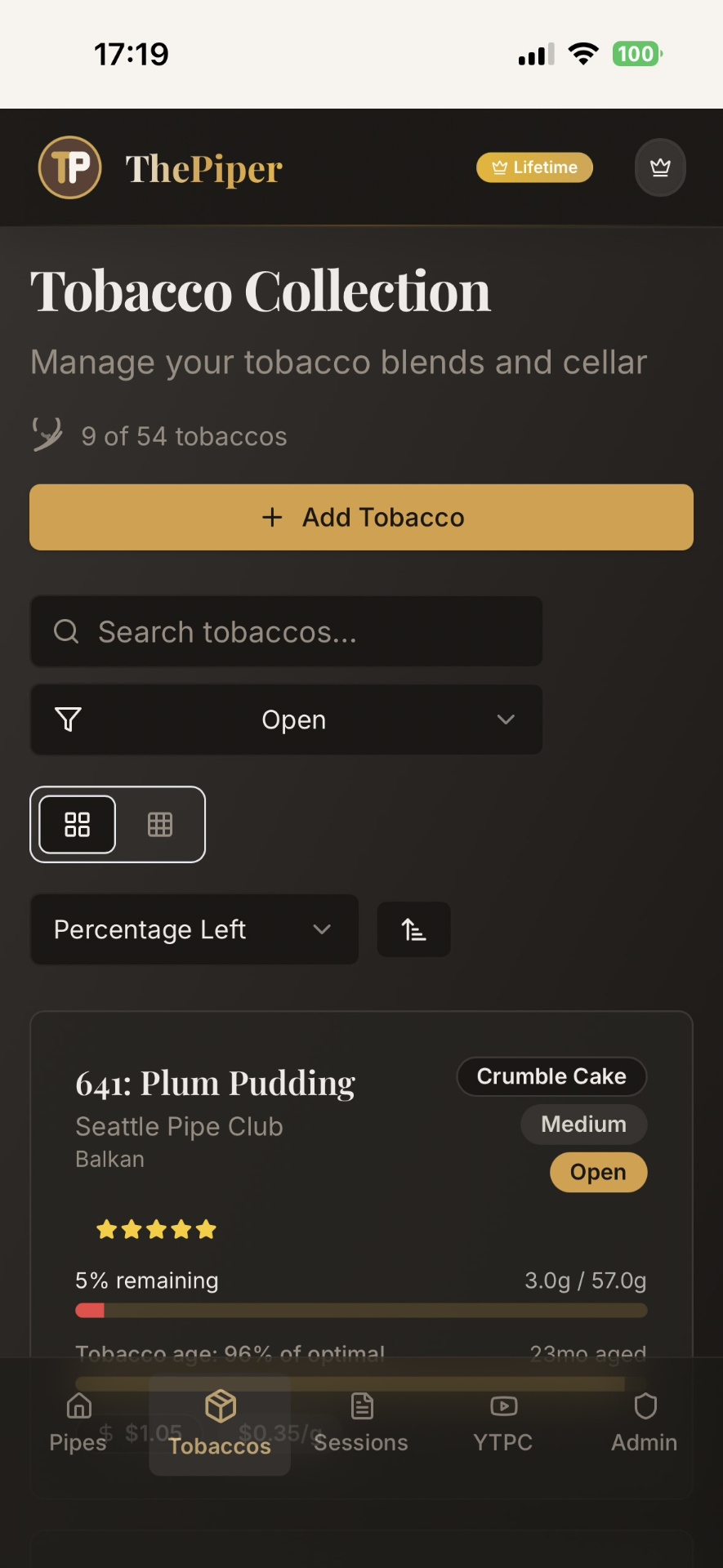ThePiper dark mode
